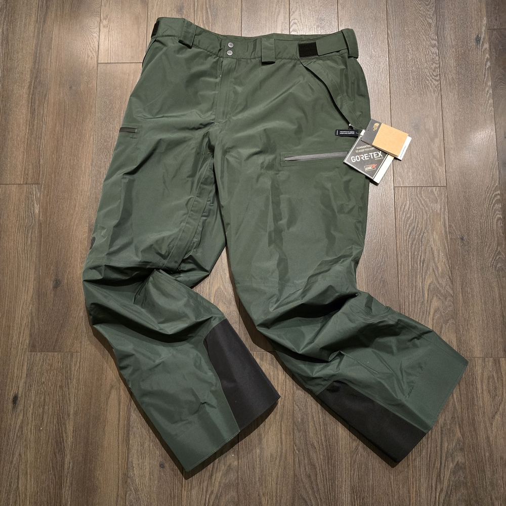 The North Face Men's Forest Green Dawn strike Gore-tex Pants Snowboarding Sz XXL